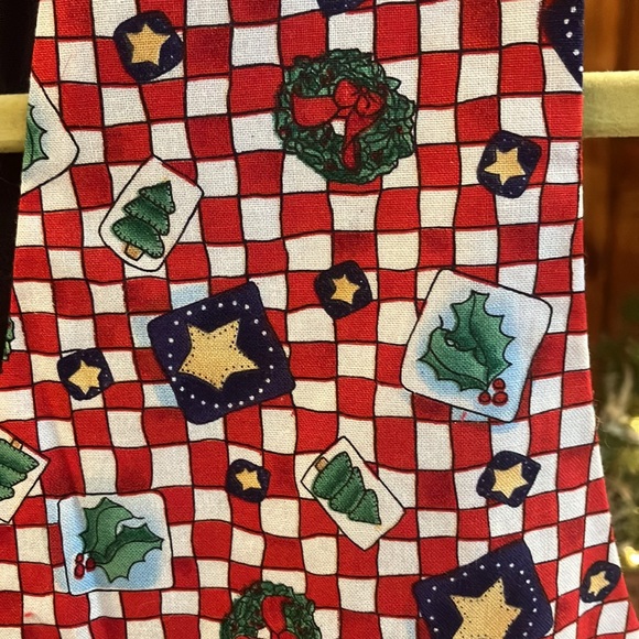 Robyn-Lyn VTG Vest Womens Christmas Holiday Santa Ugly Sweater Colorful FLAW - Picture 4 of 9